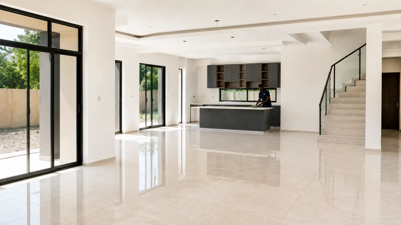 After post-construction cleaning